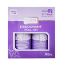 ازها رول اون عرض 2قطعة - Azha Roll On Offer 2Pcs (60ml, Berry Plus)