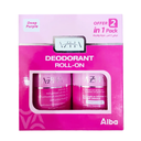 ازها رول اون عرض 2قطعة - Azha Roll On Offer 2Pcs (60ml, Deep purple)