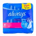 اولويز ماكسى سميكة 3×1 - Always Maxi Thick 3in1 (Tall, All Day, discount 10%, 9PC)