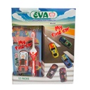 ايفا فرشاة اسنان اطفال + سيارة - Eva Tooth Brush kids + Car (No:Ca38+gift, Ultra Soft)