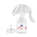 بابلز شفاط ثدى + ببرونة ابيض - Bubbles Breast Bumb + Fedder White