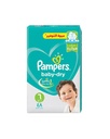 بامبرز حفاضات بيبى دراى - Pampers Diaper Baby-Dry (Saving Pack, 48PC, 6)