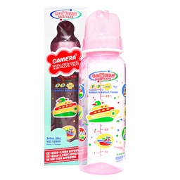 [4711146528490] Camera Feeder Bottle No:52849 Color: Pink Size: 240ml