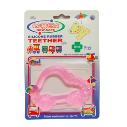 [4711146226525] Camera Teether Silicon - Car No:22652 Color: Pink