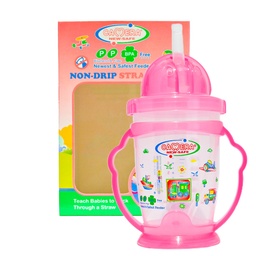 [4711146531186] Camera Cup Shalimo Non Drip No:53118 Color: Pink Size: 240ml