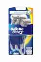 جيليت بلو 3 - Gillette Blue 3 (Shaver, Blue 3, 3PC)