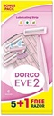 دوركو ايفى سيمبل 2 - Dorco Eve Simple 2 (5+1PC)