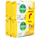 ديتول صابون - Dettol Soap 4Psc (115g, Nourish, Discount 2E.L)