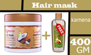 كامينا حمام كريم - kamena Hair Mask (400ml, Shea butter, +gift oil)