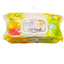 لارا بيبى مناديل - Lara Baby Wipes (Lemon, without, 120PC)
