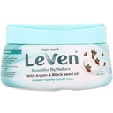 ليفين حمام كريم - Leven Hair Mask (800ml, Argan&Black Seed)