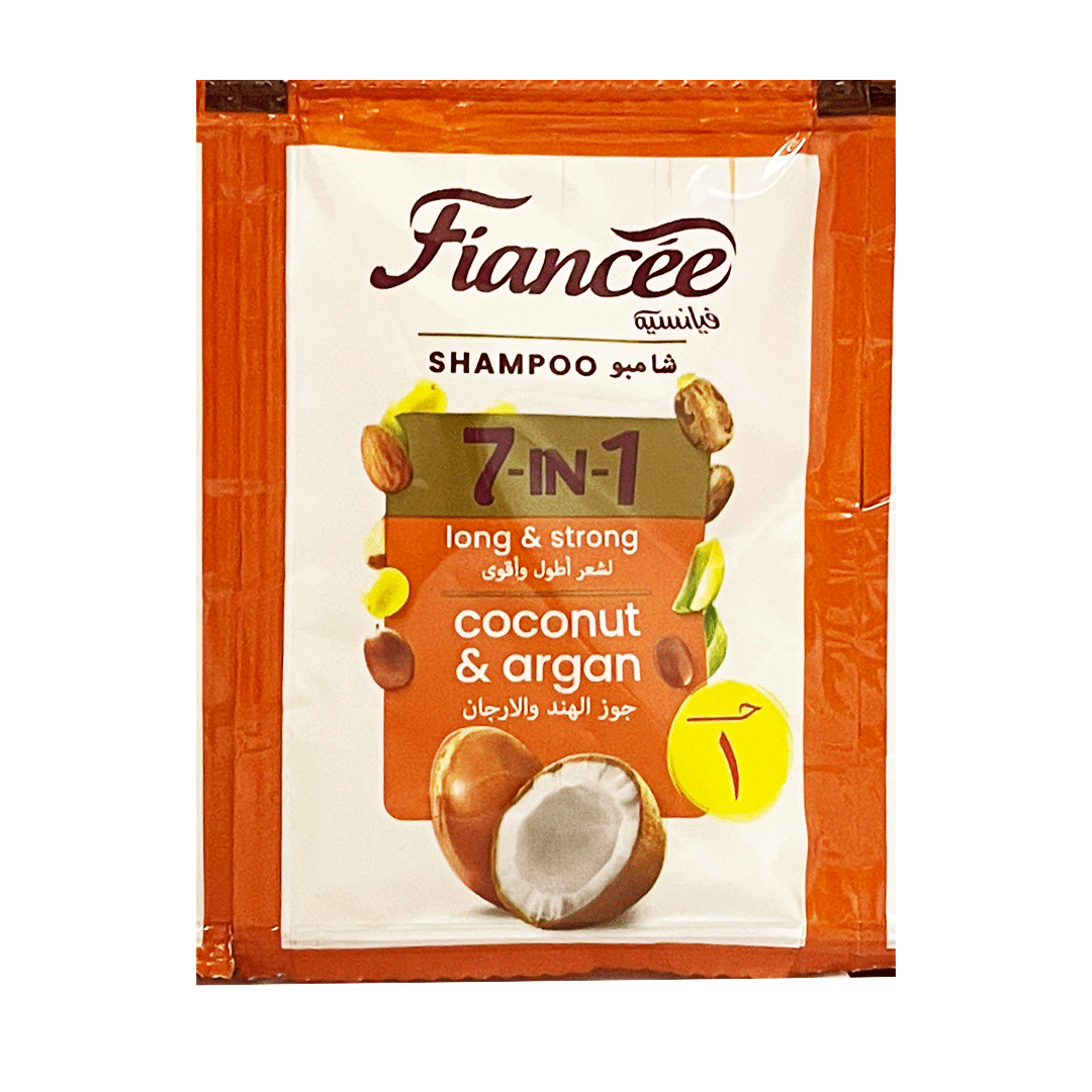 فيانسيه شامبو 7×1 جوزهند & ارجان - Fiancee Shampoo 7×1 Coconut & Argan 5ml (240Psc)