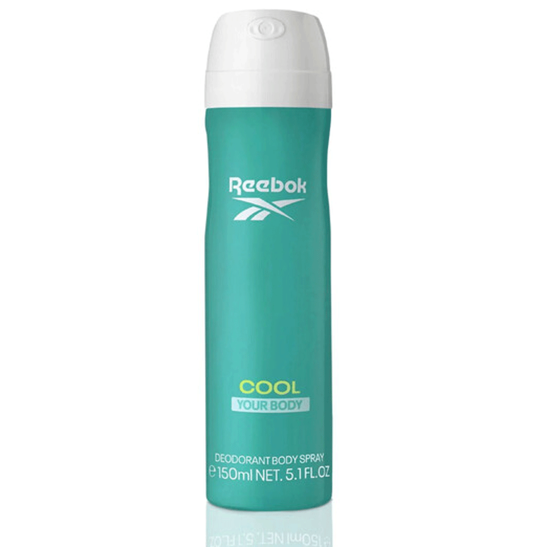 ريبوك سبراى كول يور بادى - Reebok Spray Cool Your Body (150ml)