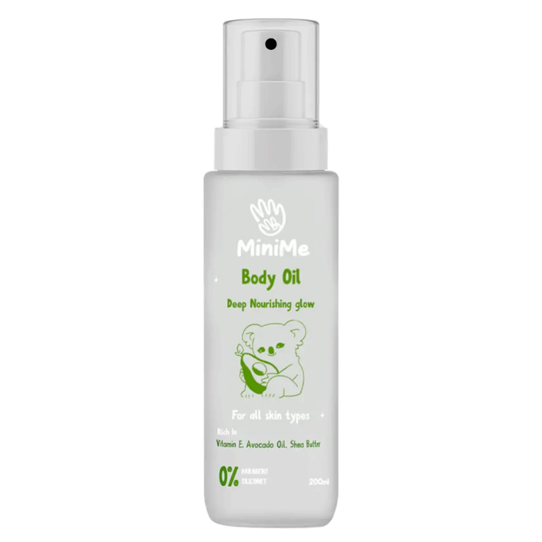 مينى مى زيت جسم اطفال افوكادو & زبدة شيا - Mini Me Body Oil Kids Avocado & Shea Butter