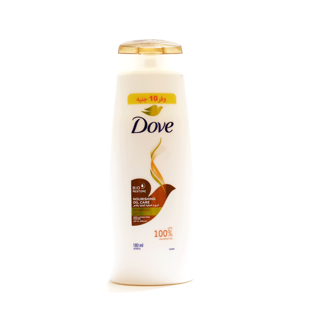 دوف شامبو زيوت مغذيه وفر 10 جنيه - Dove Shampoo Oil Care Offer 10EGP (180ml)